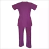 surgivet_Female Y-Crossover Scrub Purple