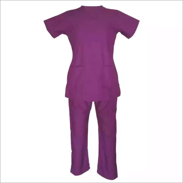 surgivet_Female Y-Crossover Scrub Purple