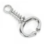 Bull Nose Ring with Spring