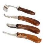 Farrier Hoof Knife 4-pcs Kit Stainless Steel Blades