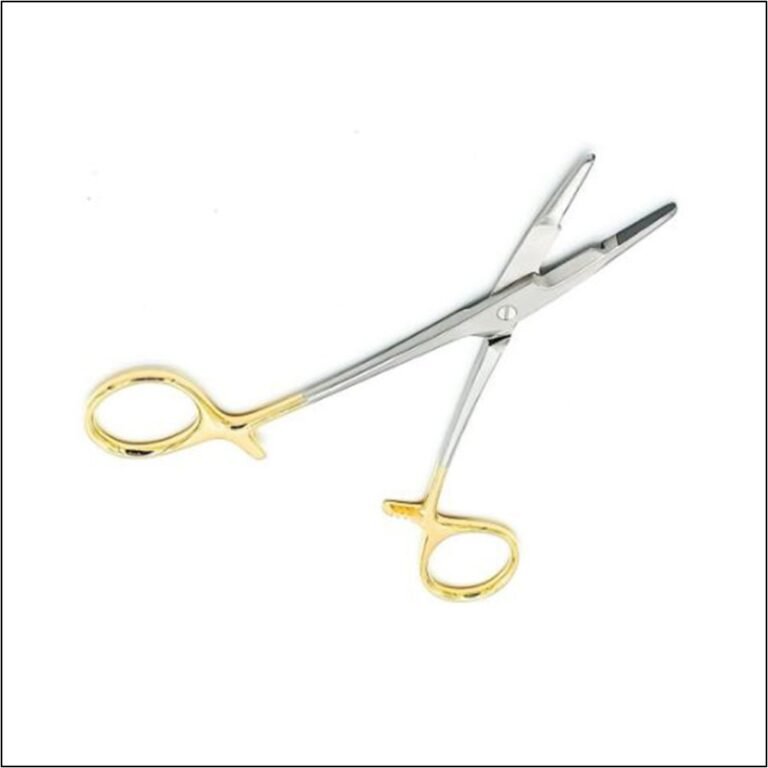 Olsen-Hegar Needle Holder Surgical Instrument – Stainless Steel Needle Holder with Integrated Scissors